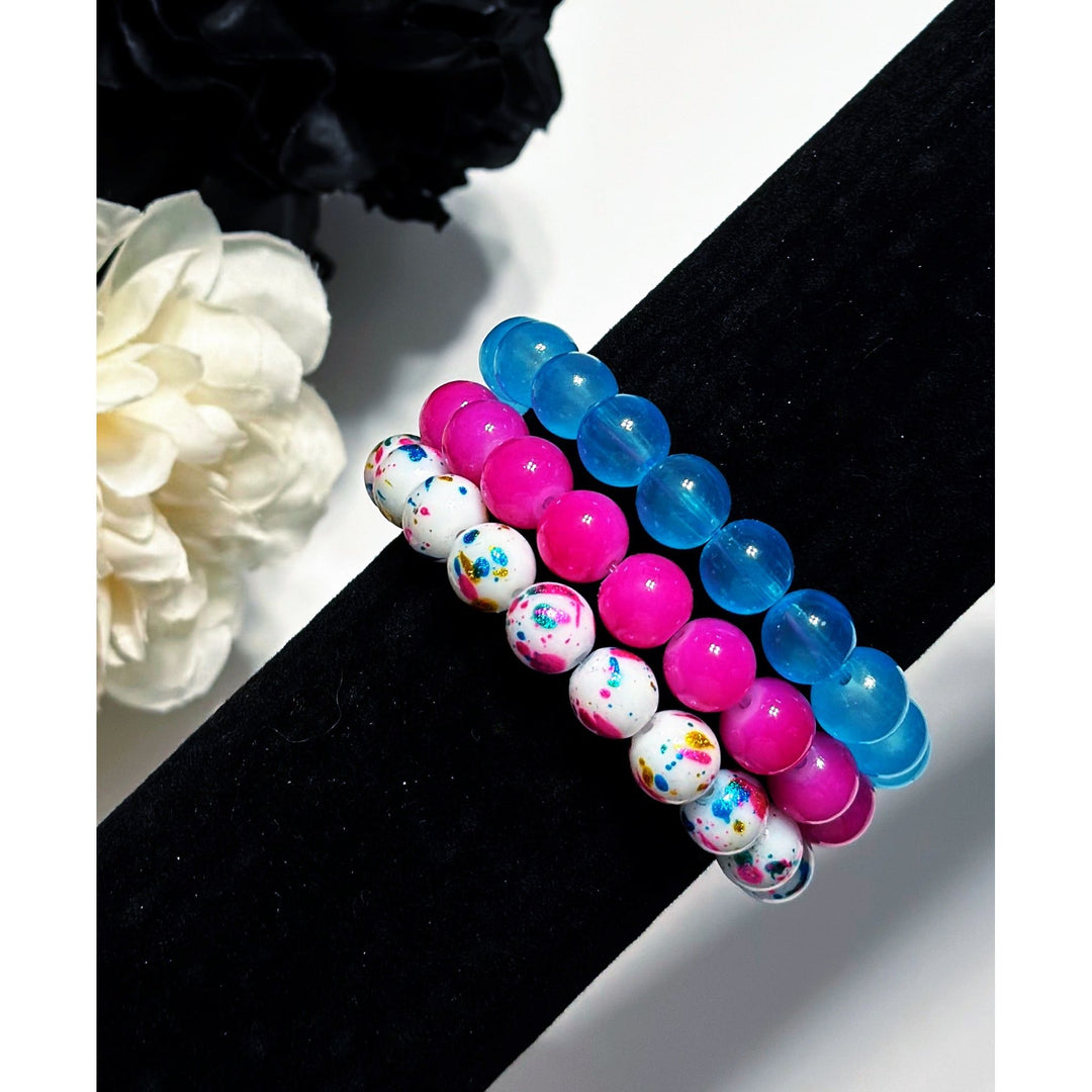 Cotton Candy 3pc Bracelet Set