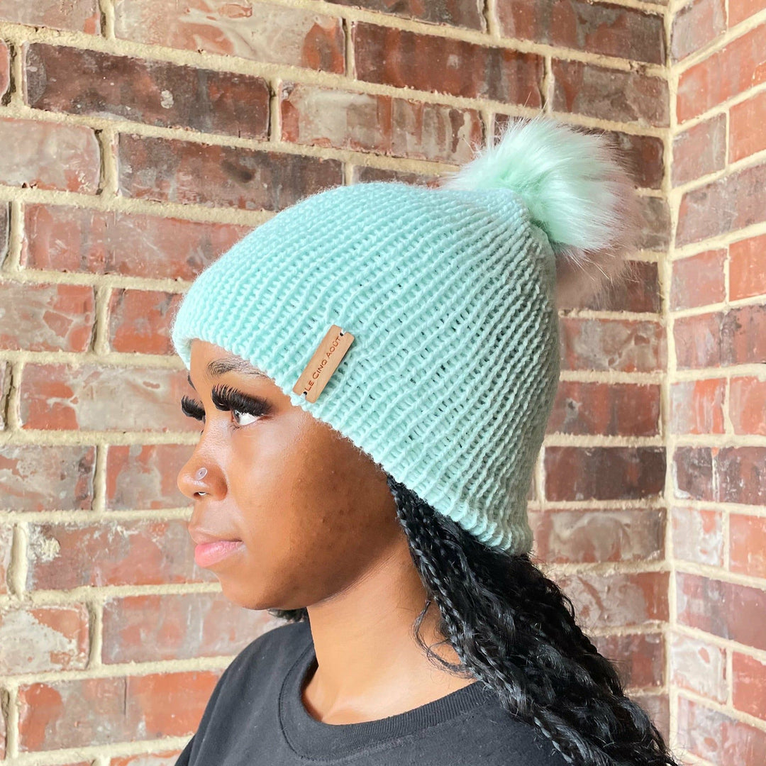 Pastel Green Beanie