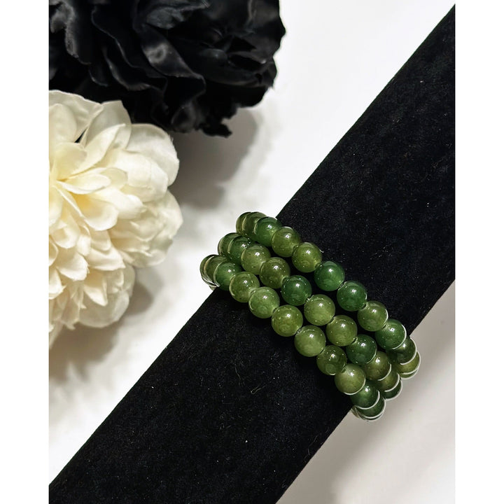 Shades Of Green Beaded Bracelets