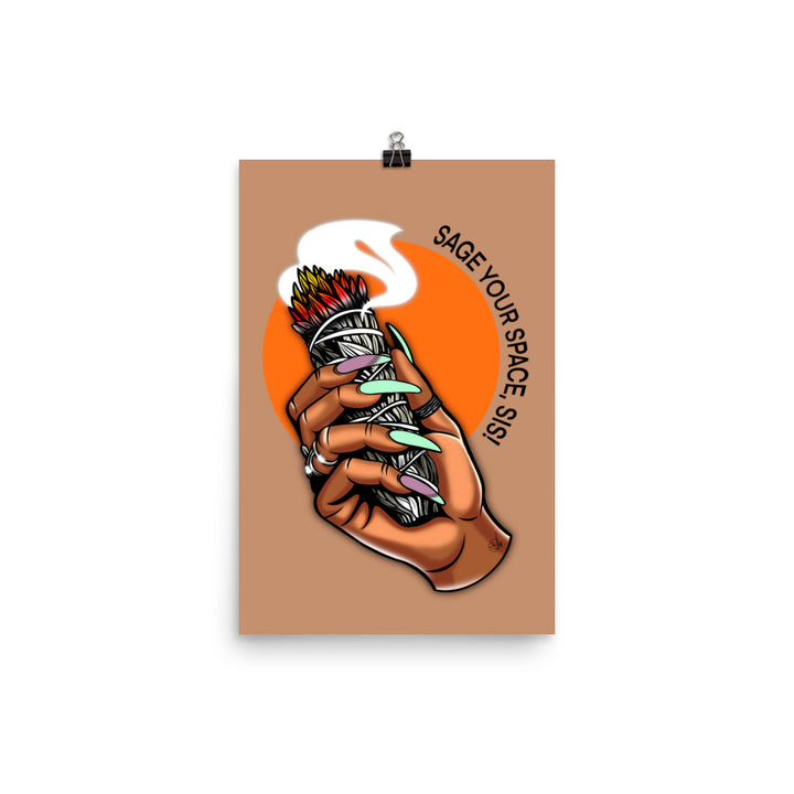 Sage Your Space, Sis | Wall Art