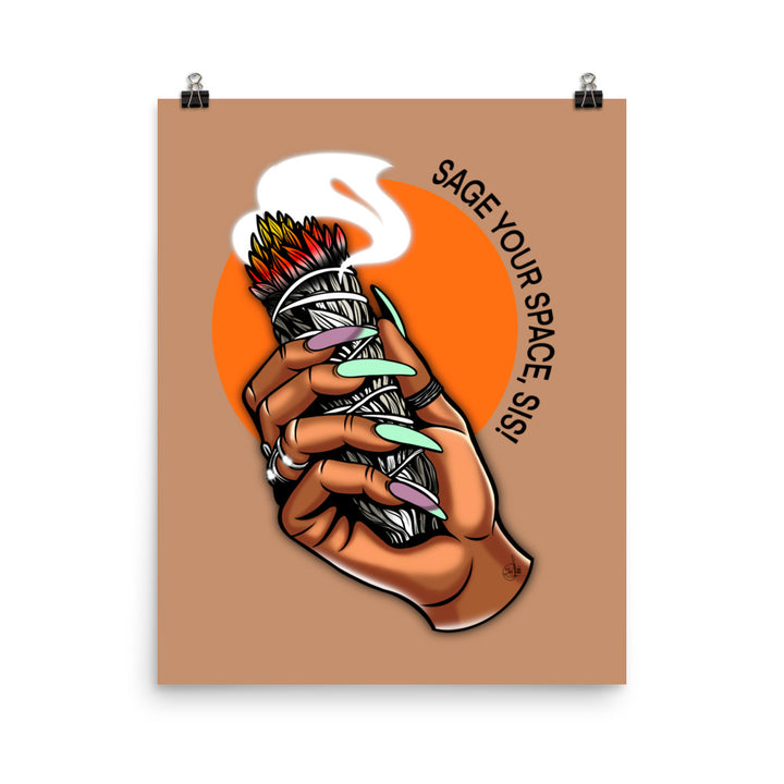 Sage Your Space, Sis | Wall Art