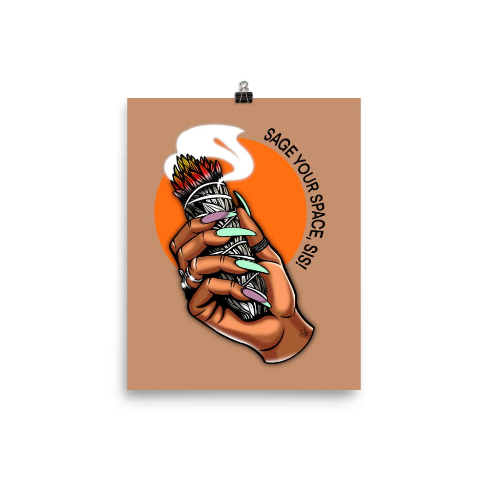Sage Your Space, Sis | Wall Art