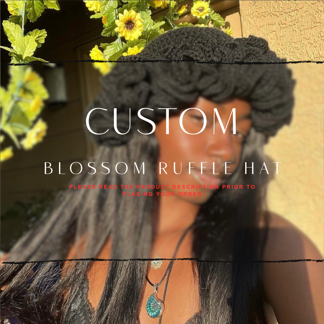 Custom Ruffle Blossom Hat
