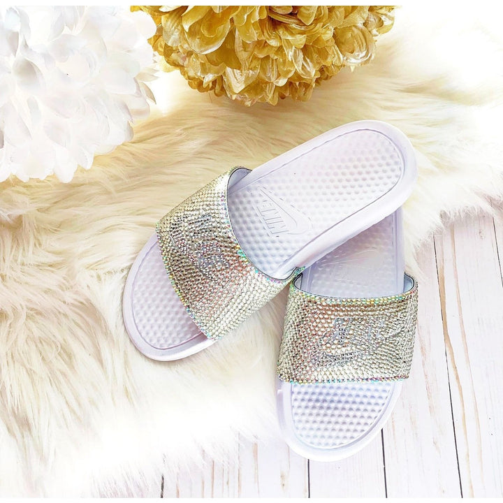 Custom Bling Nike Slides