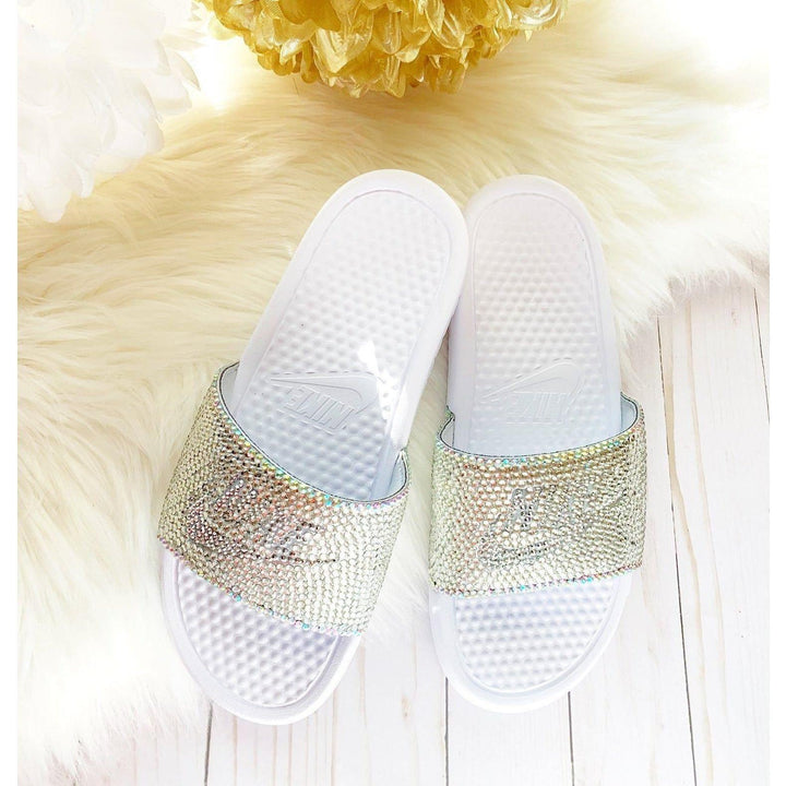 Custom Bling Nike Slides