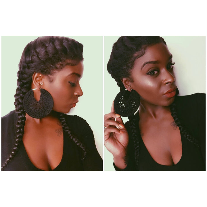 Curry Webbed Earrings