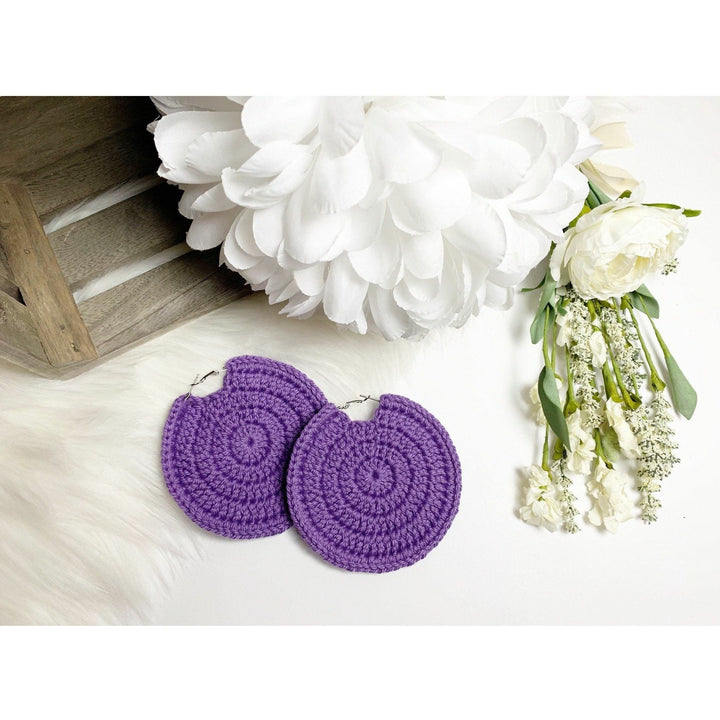Amethyst Solid Earrings
